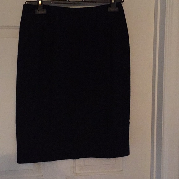 Metallic thread jacket and skirt in wool - Picture 7 of 12